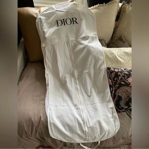 Dior White Garment Bag